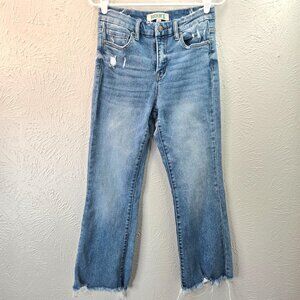 Rockin' C Western Jeans Size 28 High Rise Light Blue Wash Casual Stretch Denim